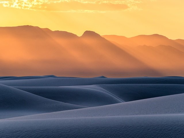 Обои горы, пустыня, рассвет, mountains, desert, dawn разрешение 3840x2160 Загрузить