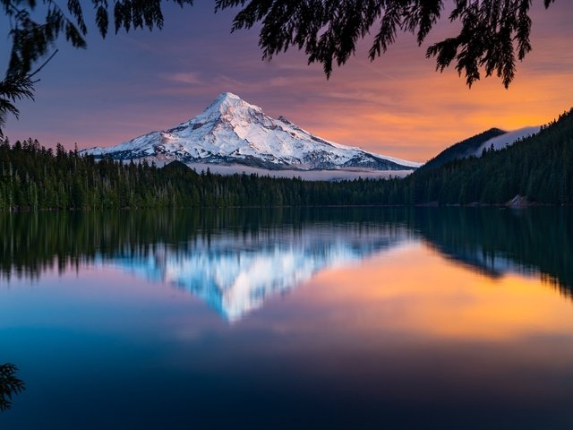 Обои озеро, cascade range, lost lake, лес, озеро лост, гора худ, закат, mt hood, отражение, гора, орегон, гора маунт худ, каскадные горы, lake, forest, sunset, reflection, mountain, oregon, mount hood, the cascade mountains разрешение 2048x1366 Загрузить