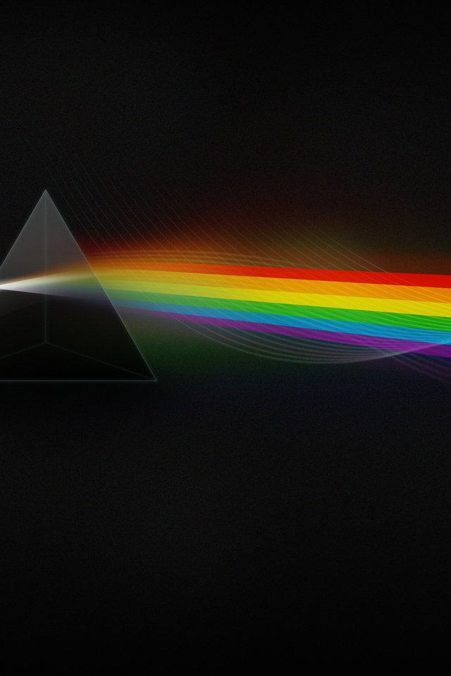 Обои свет, цвета, звезды, dark side, призма, light, color, stars, prism разрешение 2560x1600 Загрузить