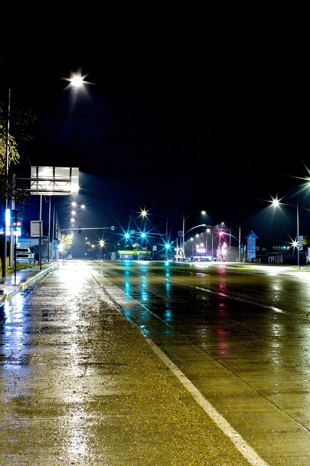 Обои дорога, ночь, дождь, glasgow at night, под дождём, road, night, rain, in the rain разрешение 4530x3016 Загрузить