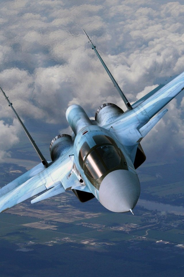 Обои небо, истребитель су-34, фронтовой бомбардировщик, the sky, the su-34, bomber разрешение 1920x1200 Загрузить