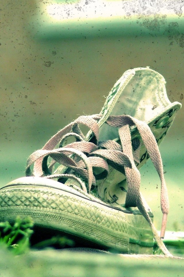 Обои трава, зелёный, кеды, пятна, обувь, шнурки, grass, green, sneakers, spot, shoes, laces разрешение 1920x1200 Загрузить