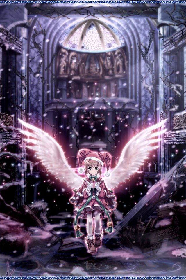 Обои развалины, зима, девушка, аниме, ангел, card captor sakura, the ruins, winter, girl, anime, angel разрешение 3000x2250 Загрузить