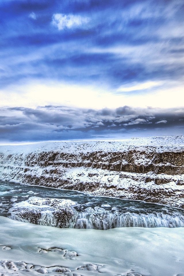 Обои река, зима, лёд, hdr, river, winter, ice разрешение 2560x1600 Загрузить