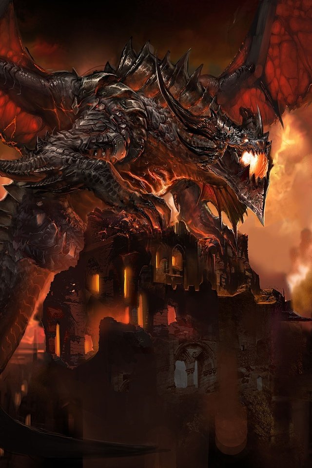 Обои дракон, мир варкрафта, ух, катаклизм, dragon, world of warcraft, wow, cataclysm разрешение 2560x1575 Загрузить