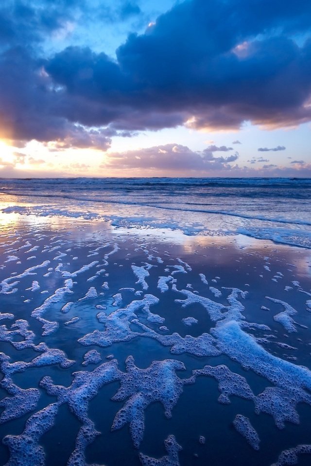Обои закат, пляж, прибой, sunset, beach, surf разрешение 1920x1440 Загрузить
