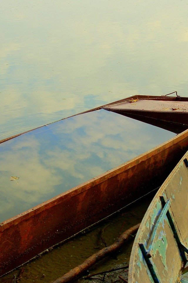 Обои вода, отражение, лодка, water, reflection, boat разрешение 1920x1440 Загрузить