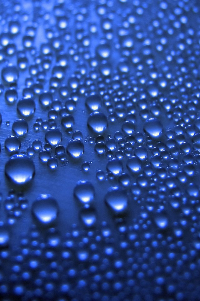 Обои макро, капли, красота, синий цвет, macro, drops, beauty, blue color разрешение 1920x1200 Загрузить