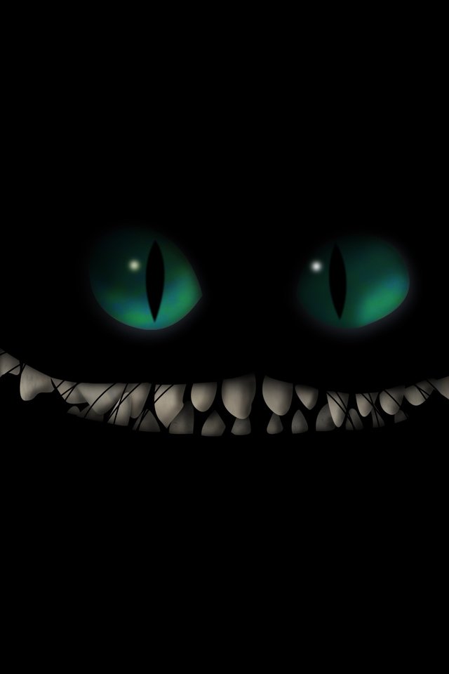 Обои улыбка, кот, чеширский кот, smile, cat, cheshire cat разрешение 2560x1600 Загрузить