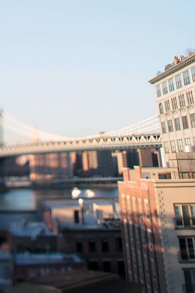 Обои нью-йорк, tilt-shift, бруклинский мост, new york, brooklyn bridge разрешение 1920x1200 Загрузить