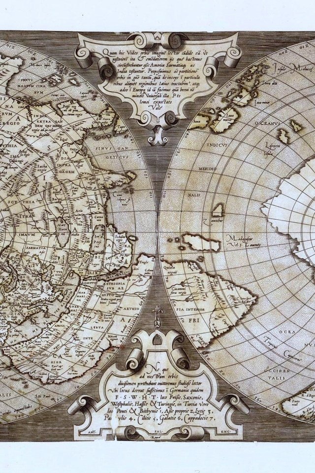 Обои карта, атлас, monde salamanca, экватор, map, atlas, the equator разрешение 2160x1422 Загрузить
