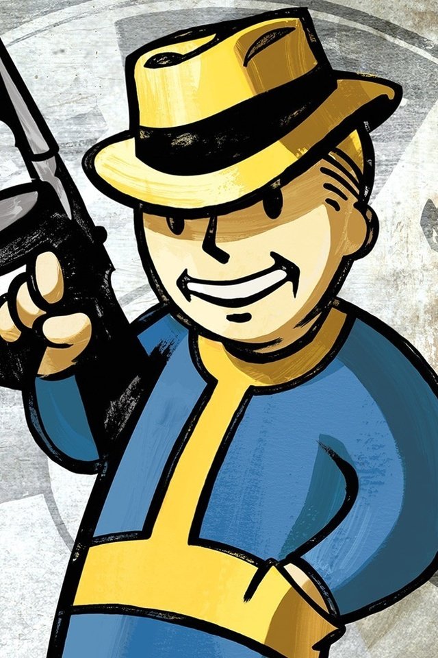 Vault boy Fallout 4 рабочий стол