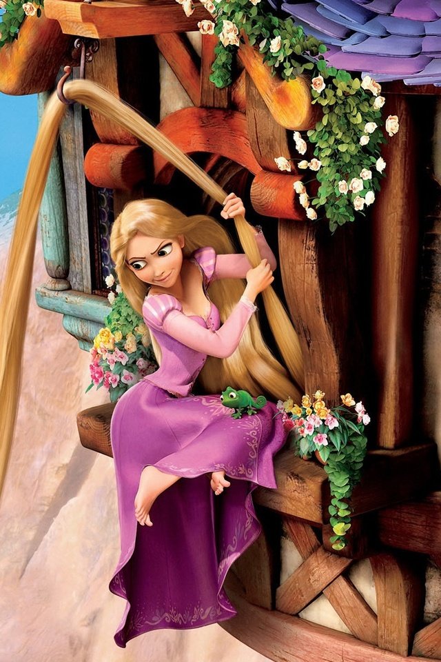 Обои рапунцель, принцесса, рапунцель: запутанная история, rapunzel, princess, rapunzel: a tangled tale разрешение 1920x1080 Загрузить