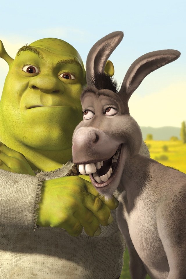 Обои осел, шрек, donkey, shrek разрешение 1920x1080 Загрузить