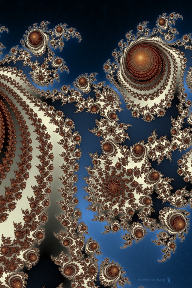 Обои абстракция, узор, завитки, круг, фрактал, abstraction, pattern, curls, round, fractal разрешение 2560x1600 Загрузить