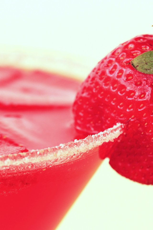 Обои клубника, коктейль, сахар, strawberry, cocktail, sugar разрешение 2560x1600 Загрузить