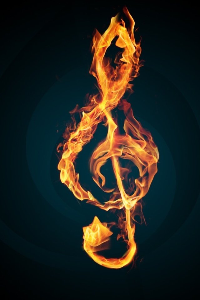 Обои пламя, мелодия, огонь, ключ, скрипичный, музыкa, flame, melody, fire, key, violin, music разрешение 1920x1080 Загрузить