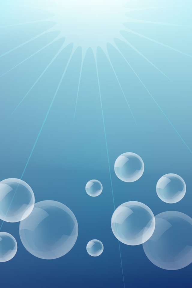 Обои свет, пузыри, голубое, light, bubbles, blue разрешение 1920x1200 Загрузить