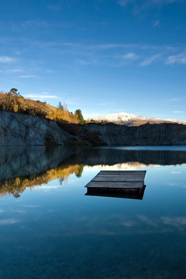 Обои небо, озеро, новая зеландия, blue lake jetty, кристальная чистота, рябь на воде, chris gin, the sky, lake, new zealand, crystal clear, the ripples on the water разрешение 1920x1080 Загрузить