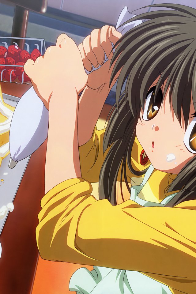 Обои clannad, ibuki fuuko разрешение 6117x4091 Загрузить