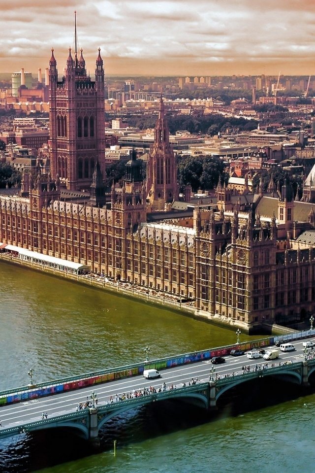 Обои река, мост, лондон, темза, вид сверху, биг бен, big-ben, river, bridge, london, thames, the view from the top, big ben разрешение 1920x1200 Загрузить