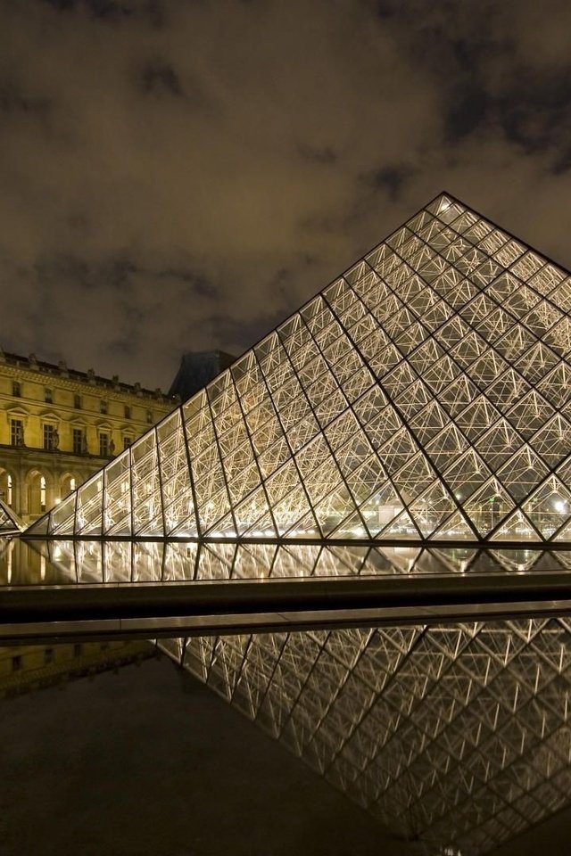 Обои париж, лувр, paris, the louvre разрешение 1920x1080 Загрузить