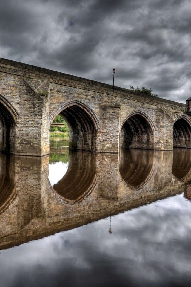 Обои река, отражение, мост, river, reflection, bridge разрешение 2048x1536 Загрузить