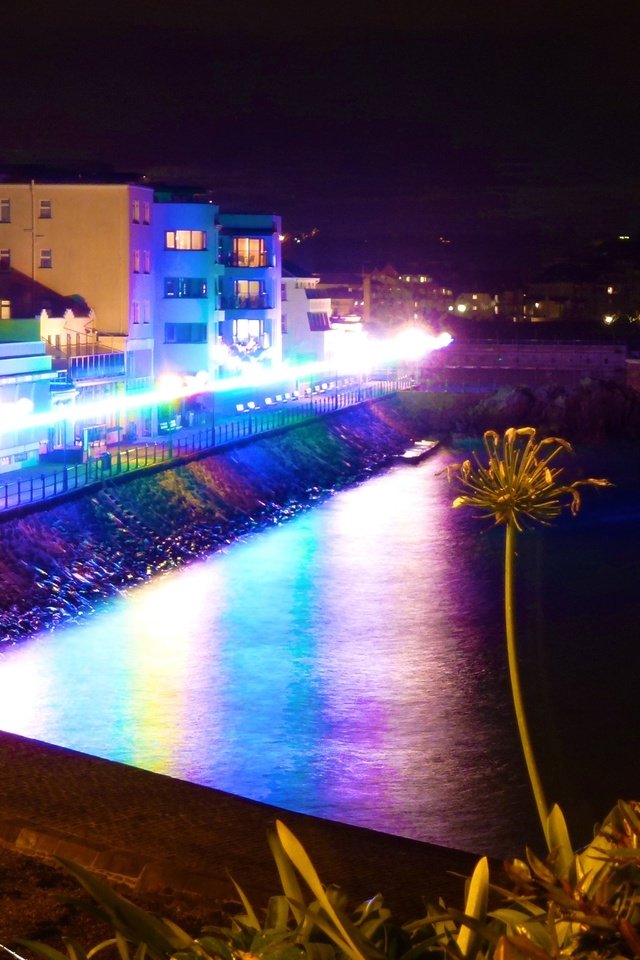 Обои ночной город, набережная, сент-хелиер, saint helier, джерси, night city, promenade, st helier, saint saviour, jersey разрешение 4320x2432 Загрузить