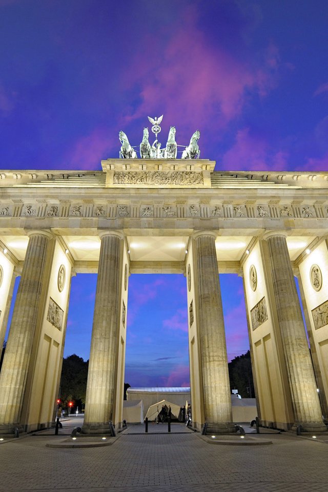 Обои германия, берлин, бранденбургские ворота, germany, berlin, brandenburg gate разрешение 1920x1080 Загрузить