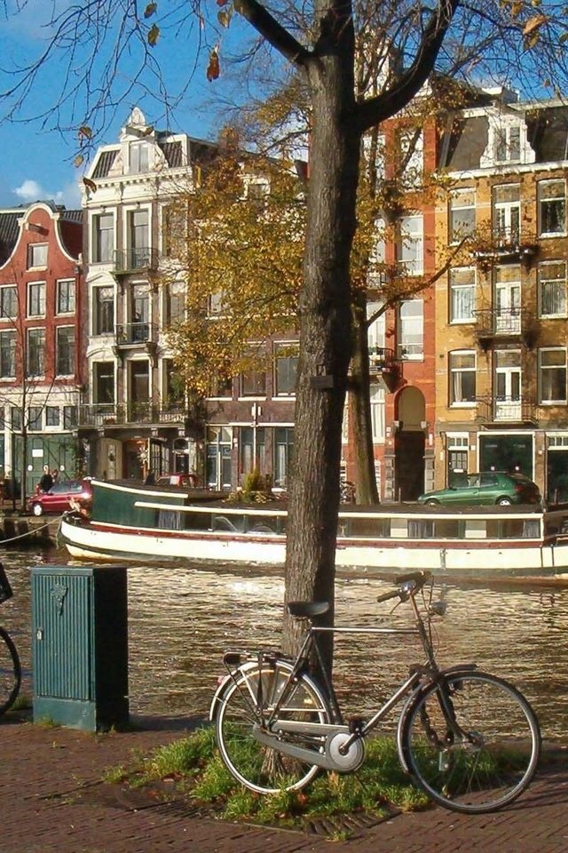 Обои набережная, велосипеды, амстердам, promenade, bikes, amsterdam разрешение 1920x1200 Загрузить