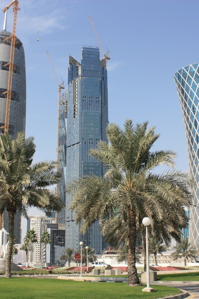 Обои город, здания, катар, the city, building, qatar разрешение 3418x2278 Загрузить