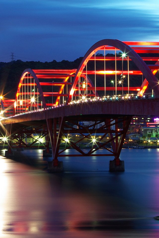 Обои река, мост, город, river, bridge, the city разрешение 1920x1080 Загрузить