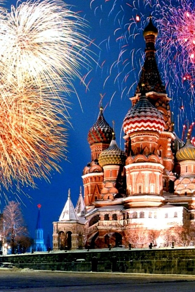 Обои москва, салют, кремль, ночной город, фейерверк, moscow, salute, the kremlin, night city, fireworks разрешение 2000x1500 Загрузить
