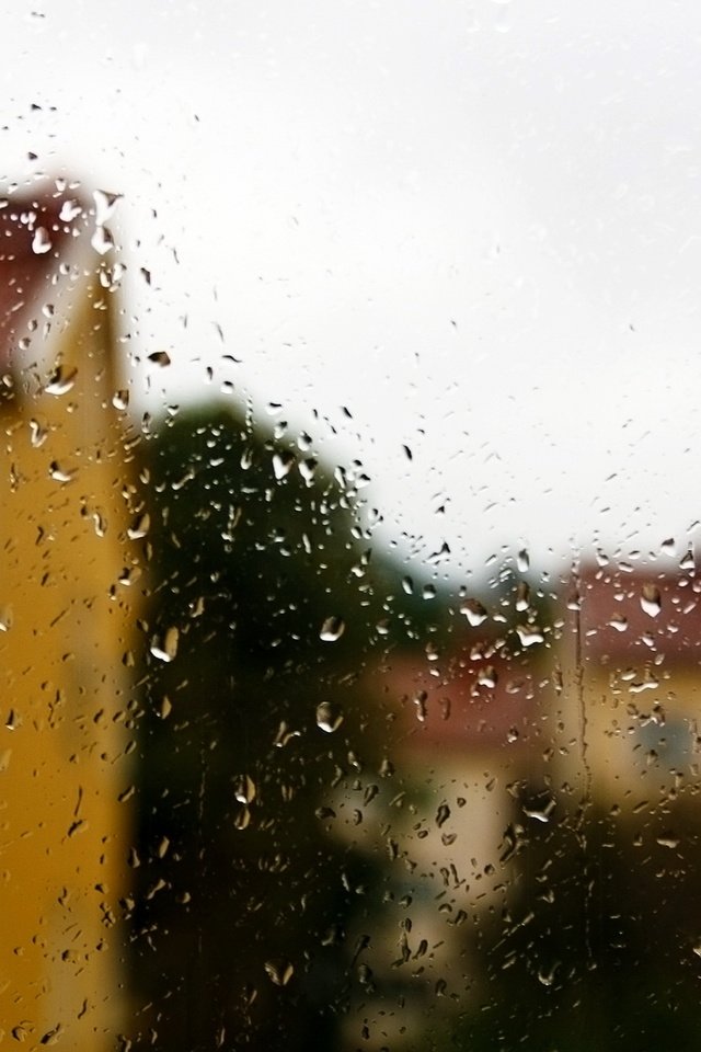 Обои вода, дождь, окно, стекло, voda, dozhd, okno, steklo, капли дождя, water, rain, window, glass, raindrops разрешение 2560x1600 Загрузить