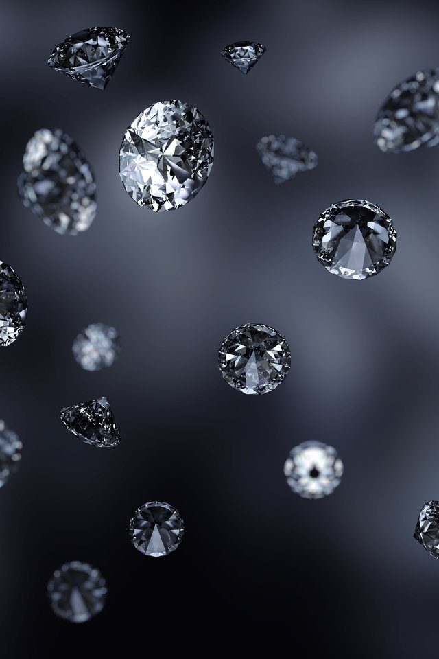 Обои макро, черный фон, бриллианты, алмазы, macro, black background, diamonds разрешение 8000x6000 Загрузить