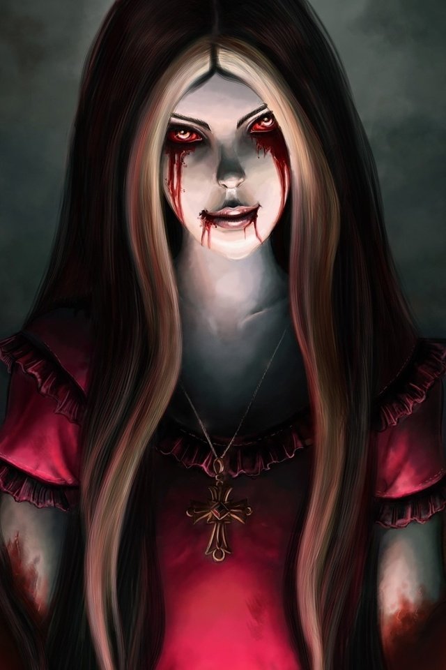 Обои кровь, алиса, нож, alice madness returns, blood, alice, knife разрешение 1920x1200 Загрузить