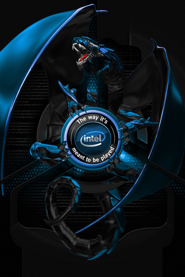 Обои intel dragon разрешение 1920x1080 Загрузить