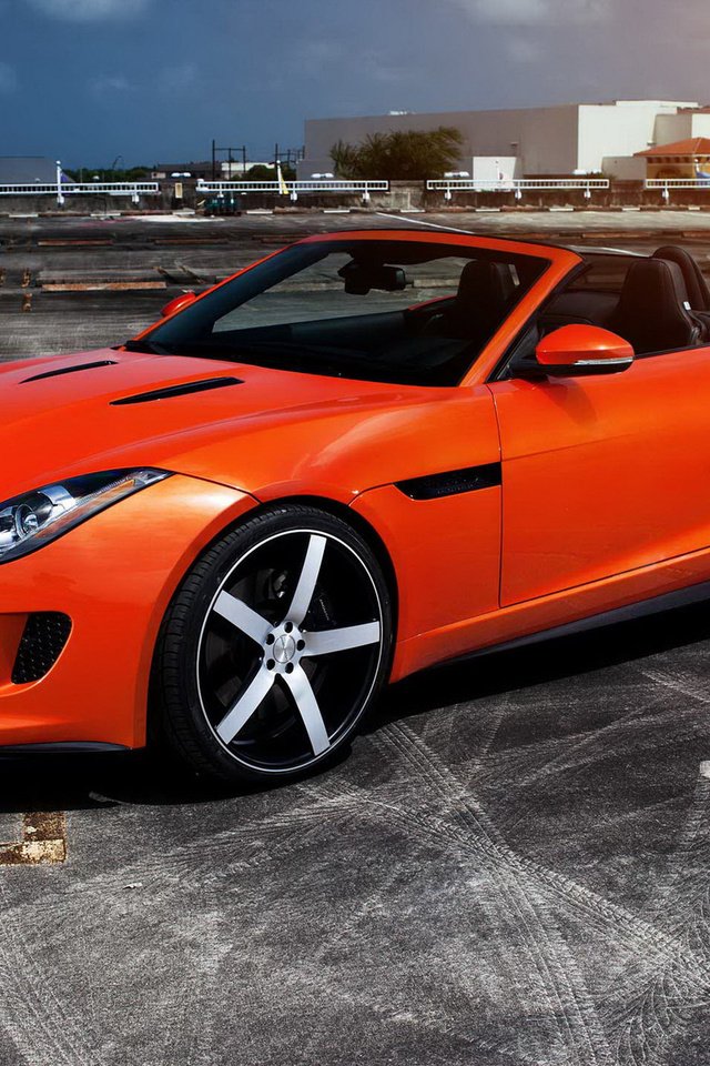 Обои оранжевый, тюнинг, ягуа́р, orange, tuning, jaguar разрешение 1920x1200 Загрузить