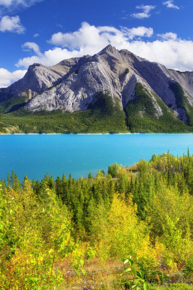 Обои небо, горы, канада, банф, провинция альберта, abraham lake, the sky, mountains, canada, banff, alberta разрешение 2560x1600 Загрузить