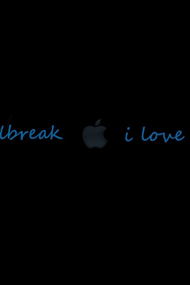 Обои надпись, jailbreak, взлом, эппл, влюбленная, the inscription, hacking, apple, love разрешение 2560x1600 Загрузить