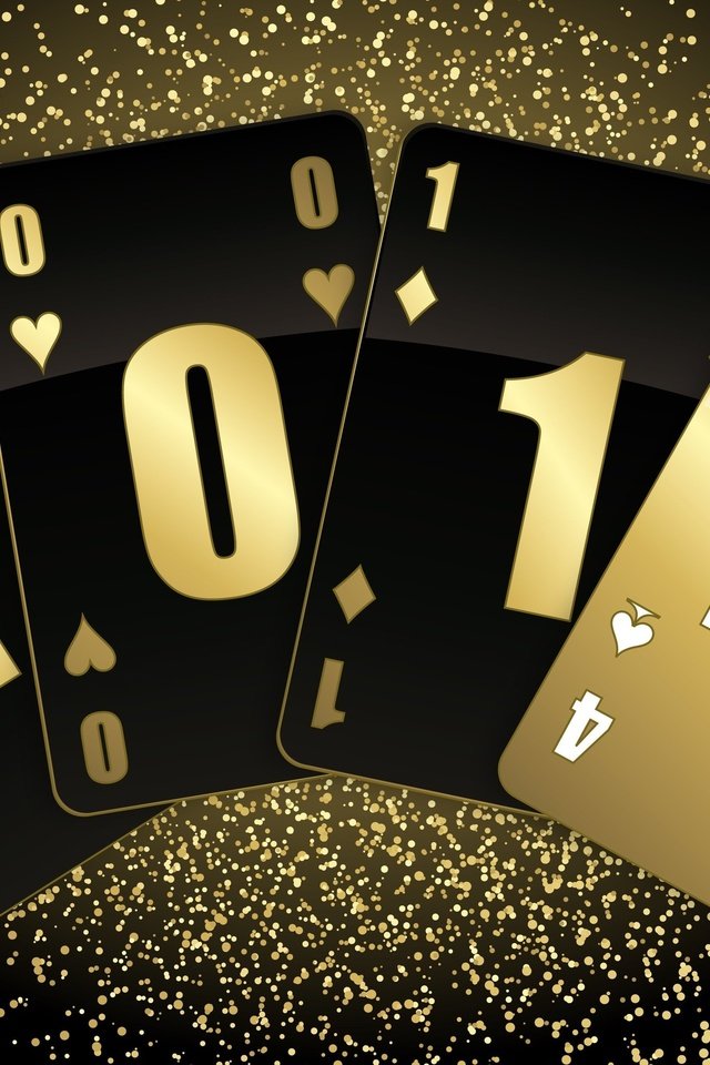 Обои новый год, фон, карты, масти, 2014 год, new year, background, card, suit, 2014 разрешение 2880x1800 Загрузить