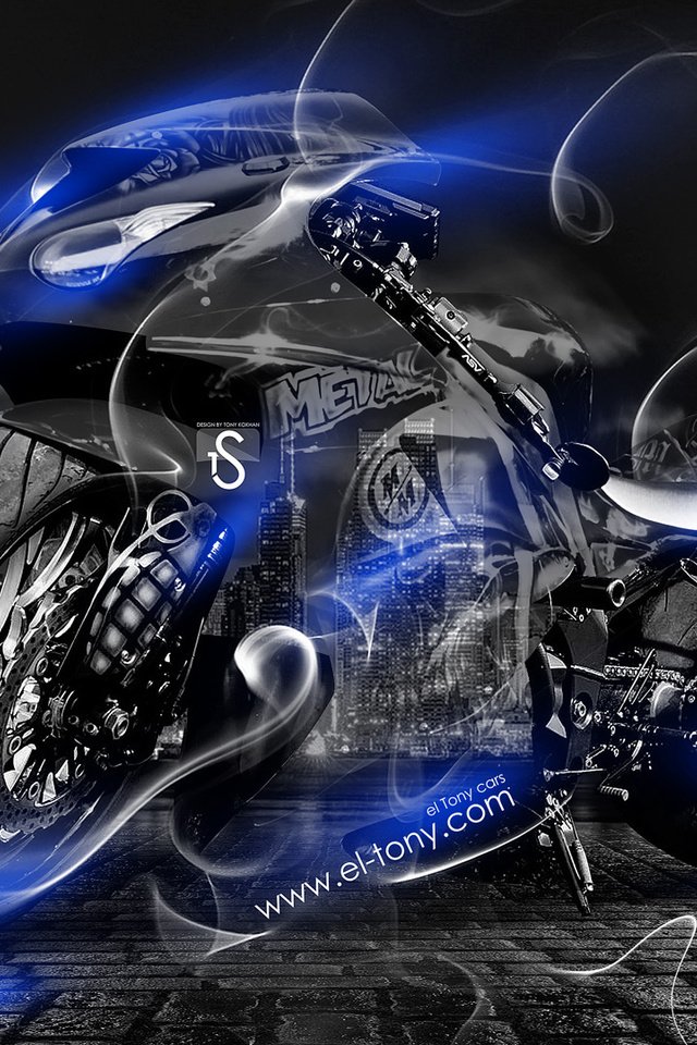Обои города, дым, голубая, байк, кристал, мото, city, smoke, blue, bike, crystal, moto разрешение 1920x1080 Загрузить