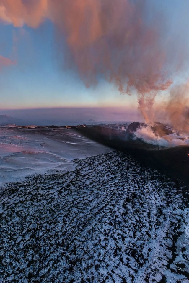 Обои камчатка, извержение, вулкан, плоский толбачик, kamchatka, the eruption, the volcano, flat tolbachik разрешение 1920x1080 Загрузить