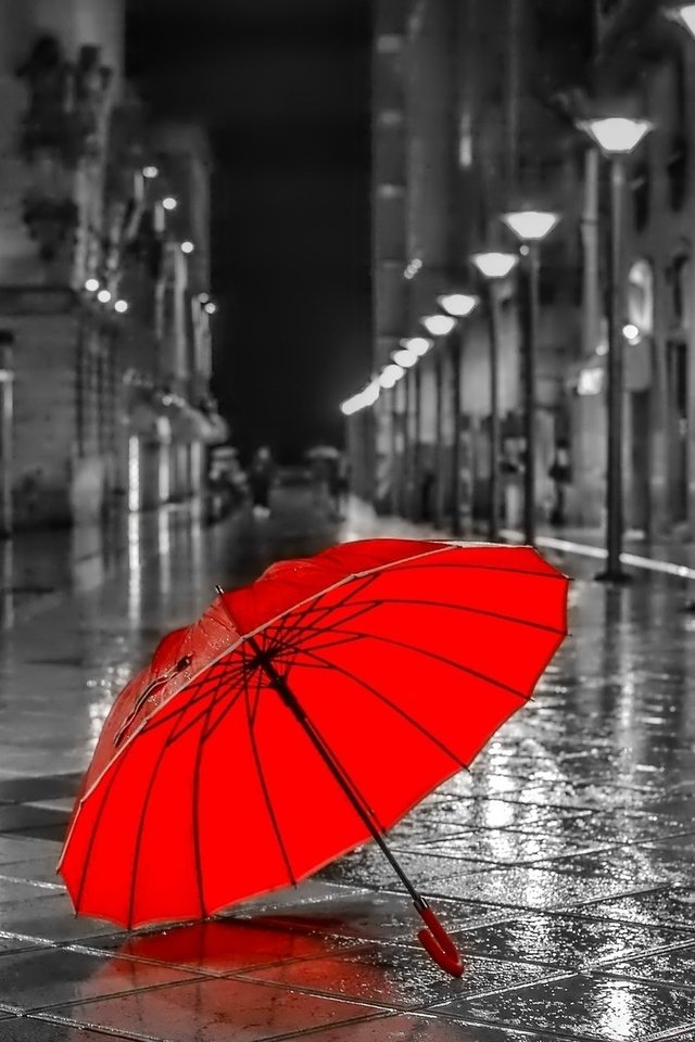 Обои настроение, дома, улица, дождь, зонтик, mood, home, street, rain, umbrella разрешение 1920x1200 Загрузить