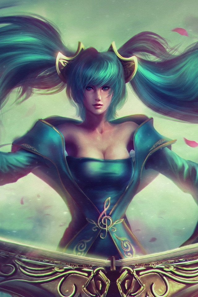 Обои девушка, sona, riot games, лига легенд, moba, maven, maven of the strings, girl, league of legends разрешение 1920x1207 Загрузить