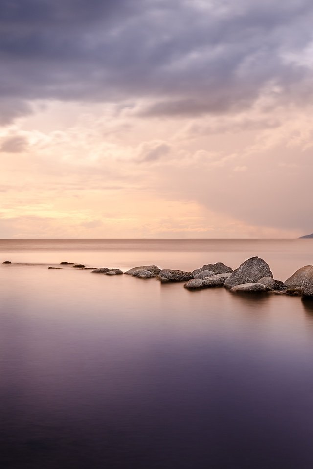 Обои камни, закат, пляж, океан, ванкувер, британская колумбия, stones, sunset, beach, the ocean, vancouver, british columbia разрешение 3360x2100 Загрузить