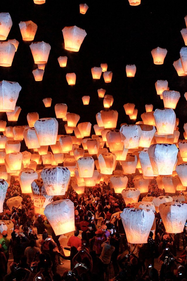 Обои тайвань, skylantern, фестиваль, taiwan, festival разрешение 1920x1080 Загрузить