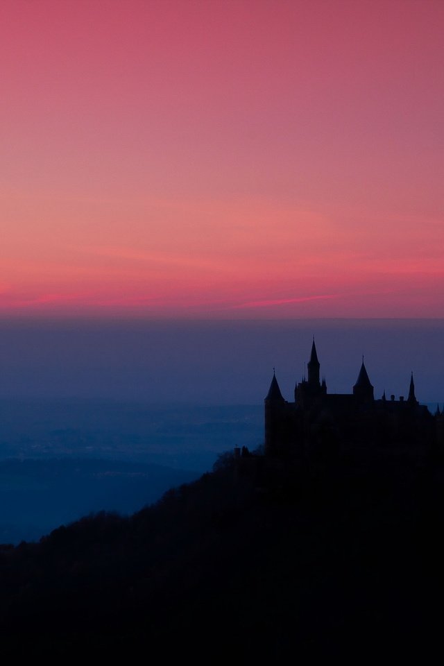 Обои ночь, пейзаж, германия, бург гогенцоллерн, night, landscape, germany, burg hohenzollern разрешение 2047x1267 Загрузить