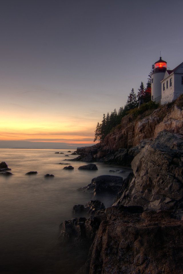 Обои скалы, пейзаж, море, маяк, bass harbor head lighthouse, acadia national park, rocks, landscape, sea, lighthouse разрешение 4317x2866 Загрузить