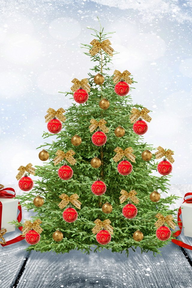 Обои новый год, елка, украшения, зима, подарки, игрушки, новогодняя елка, new year, tree, decoration, winter, gifts, toys, christmas tree разрешение 4500x3205 Загрузить